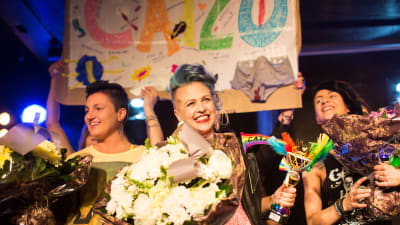 Miss Gay Finland 2015 heter Catariina Salo.