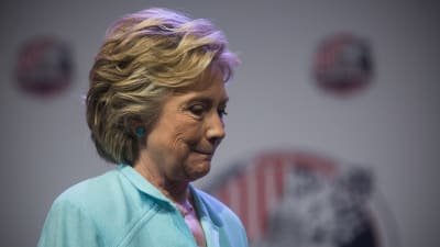 Hillary Clinton under ett valmöte i augusti 2016.
