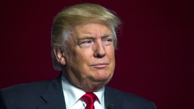 Donald Trump i huvudstaden Washington i juni 2016.