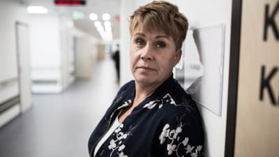Monica Kainulainen på missbrukarvården i Raseborg