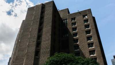 Häktet Manhattan Correctional Center där Jeffrey Epstein hittades död i sin cell