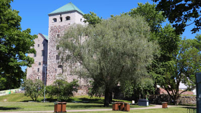 Åbo slott på sommaren.