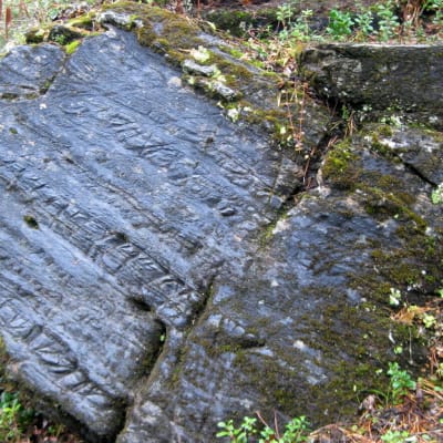 Käymäjärven kivi Pajalassa, Ruotsin Lapissa