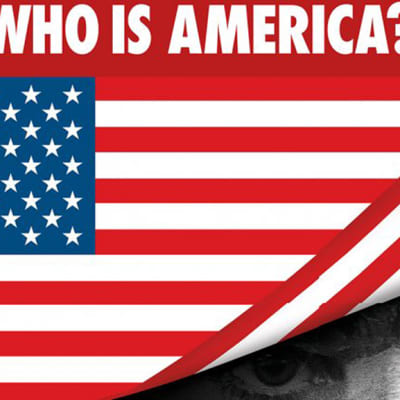 Who Is America? -tv-sarjan tunnuskuva.