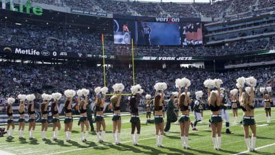 Cheerleaders för NY Jets.