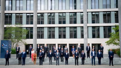EU:s utrikesministrar i Berlin 28.8.2020