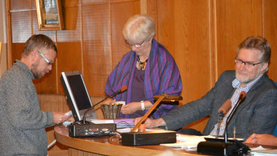 Sebastian Lindström, Aila Pääkkö och Jouko Mäkinen