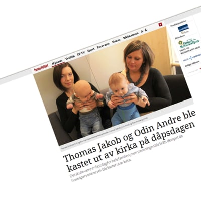 Skärmdump från fosna-folket.no.