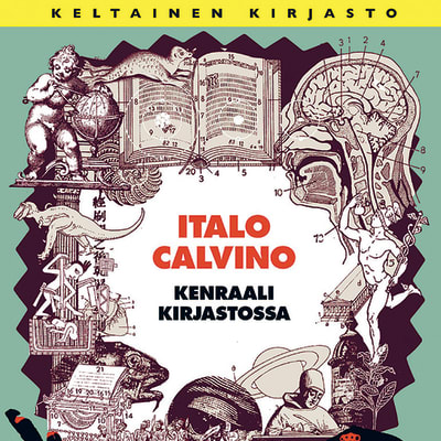 Italo Calvino: Kenraali kirjastossa -kirjan kansi