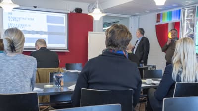 Referensgrupp på Yle i Vasa.