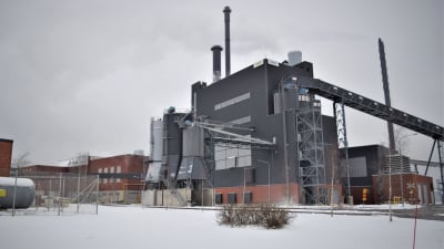 Sappi pappersfabrik i Gerknäs, Lojo. 