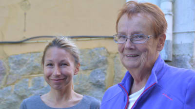 Fredagssnackarna Mikaela Sonck och Lena Selén.