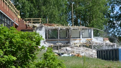 Rivning av Lovisanejdens högstadium