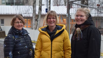 Kirsi Martin, Charlotta Allamo och Lotta Sandberg-Nyman