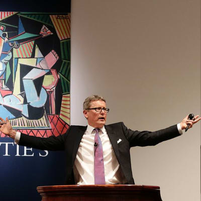 Meklari Jussi Pylkkänen myi New Yorkin huutokaupassa Pablo Picasson taulun lähes 161 miljoonalla eurolla.