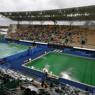 Rion olympialaisten uintikeskus.