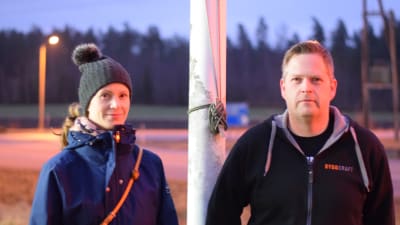 Minna Penttinen och Tom Bäckström