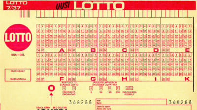 Lottokupong från 1980.