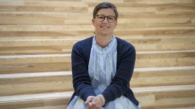 Rektor Jessika Elfving i Kyrkfjärdens skola.