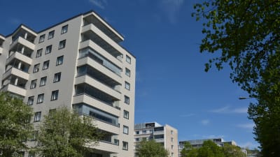 Höghus i Kuppis i Åbo.