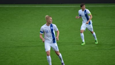Juho Pirttijoki och Sauli Väisänen Finlands U21 mittlås.