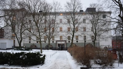 Minervaskolan i januari 2017. Skolan ska renoveras från och med slutet av februari.