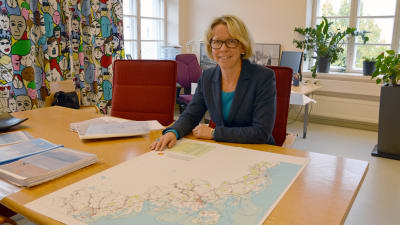 Planläggningsdirektör Ann Holm på Österbottens förbund.