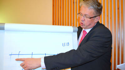 Familje- och omsorgsminister Juha Rehula besökte Kronoby.