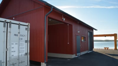 Fiskehallen i Joddböle i Ingå används inte som planerat