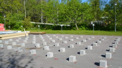 Raasepori Resort under uppbyggnad.
