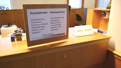 Banksalen i Bankhuset på Krämaretorget 2.