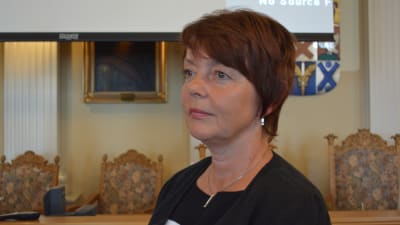 Tävlingsjuryns ordförande, fullmäktigeordförande Carola Sundqvist (SFP)