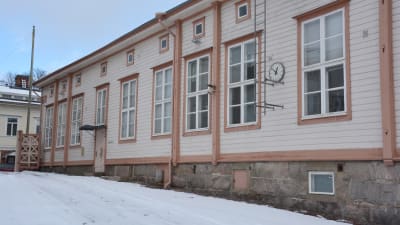 Byggnad på Sirkkala skolas gård