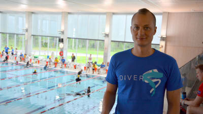 Mikko Anttonen, tävlingsledare för fridyknings-VM