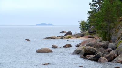 Hav och klippor på Våtskär