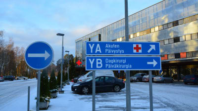 Akuten vid Vasa centralsjukhus.