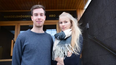 Daniel Haglund och Fanny Wikström.