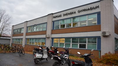 Pargas svenska gymnasiums skolbyggnad