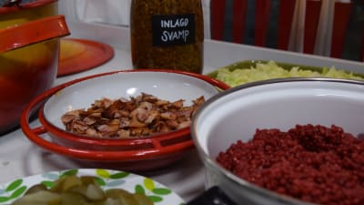 Tillbehör till Strömsös vintersoppa i Strömsö villans kök