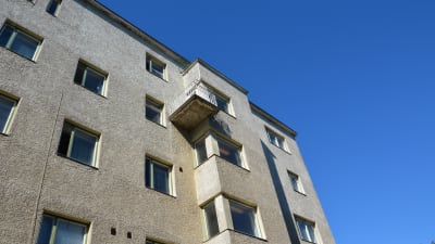 Flyktingförläggningen i Åbo.