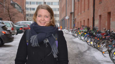 Anna Nylund studerar till klasslärare i Vasa