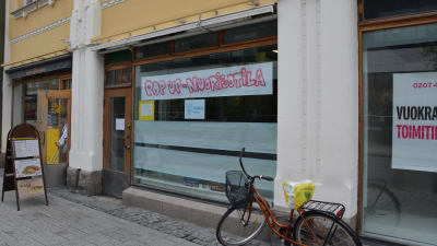 Pop-up ungdomslokalen i köpcentret Hansa