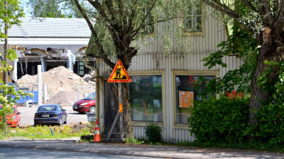 gammalt trähus i Nickby