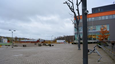 Gården vid konstfabriken i Borgå