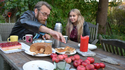 Frank och Linnea Skog i Söderveckoski i Borgå.