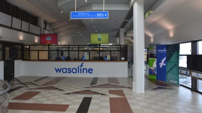 Wasalines nya terminal invigdes den 14 mars 2016.