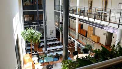 Matsalen i POMO-huset i Borgå