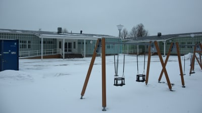 Paviljongen där Minervaskolan ska jobba 2017-2018.