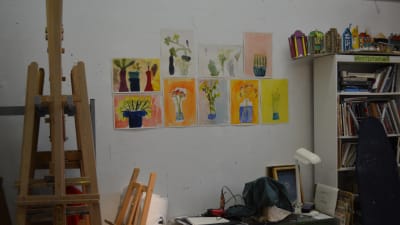 Konstverk i konstskolan i Borgå