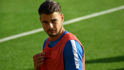 Sergei Eremenko på uppvärmning.